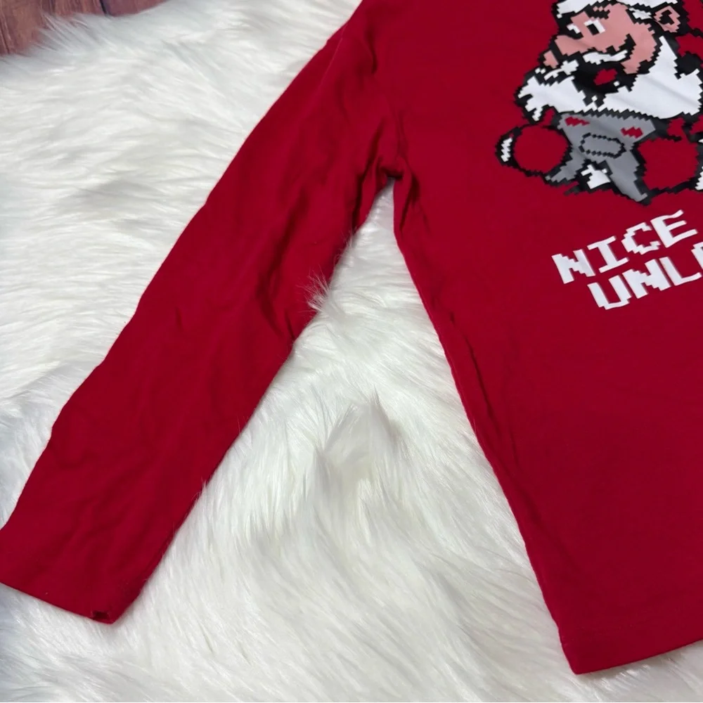 The Children’s Place Youth Boy Size Small (5/6) Long Sleeve Holiday Shirt
